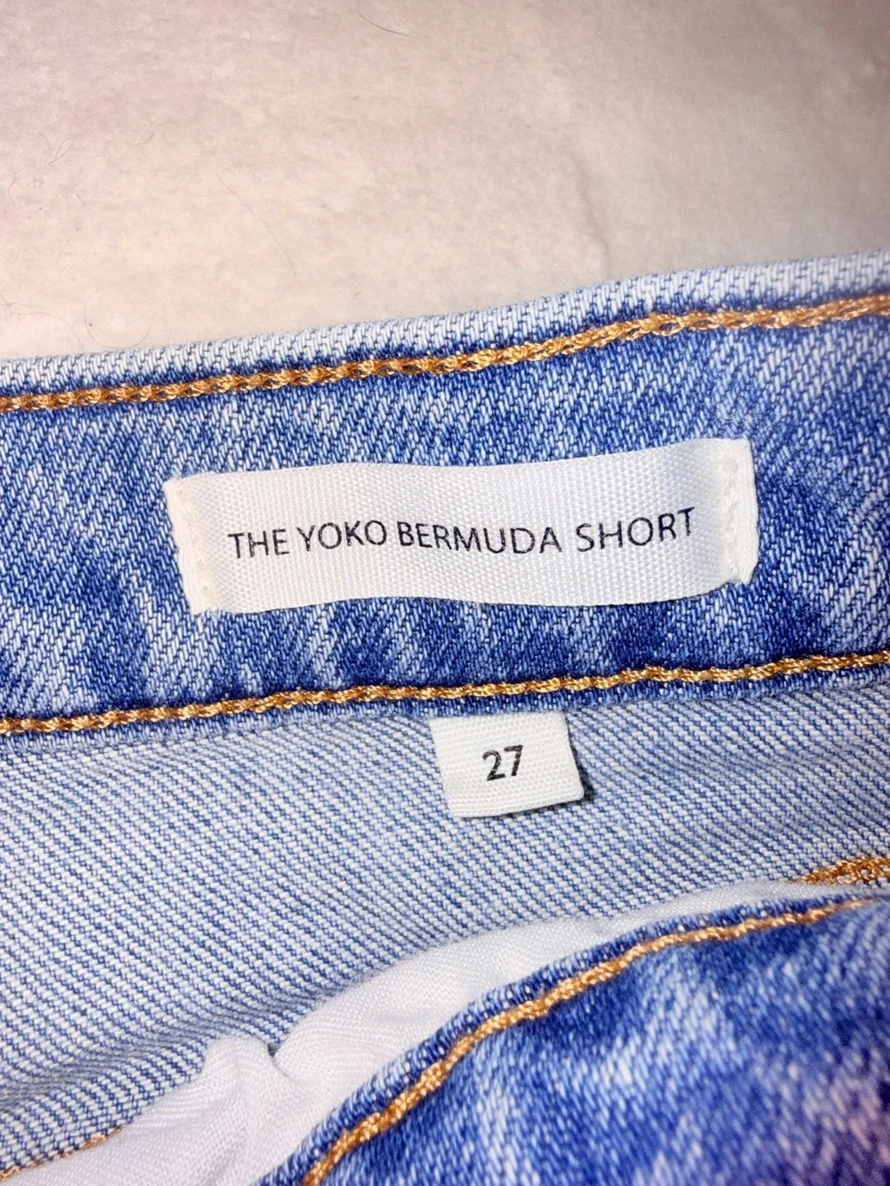 Denim Forum The Yoko Bermuda Short - Medium Wash Short - 27